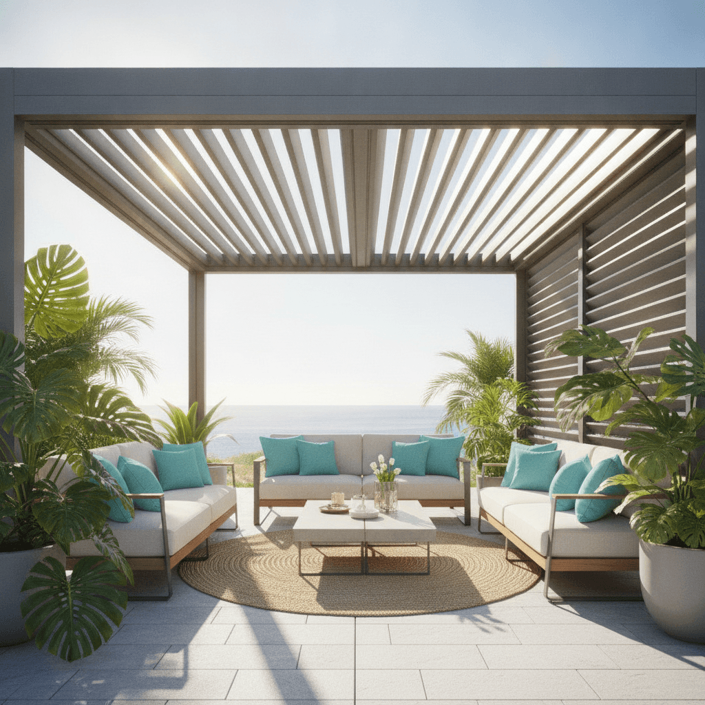 Pergola bioclimatique Avenue Jardin